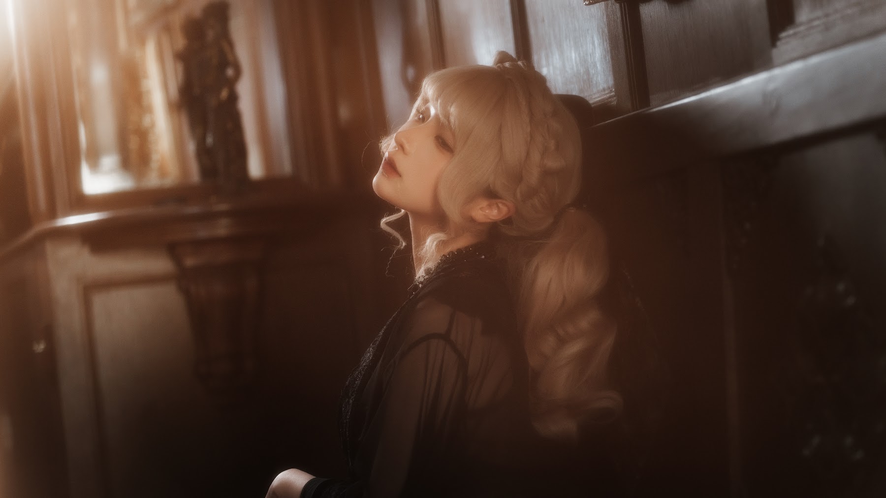 Coser@蠢沫沫 (chunmomo) – 黑红纱裙 - P30
