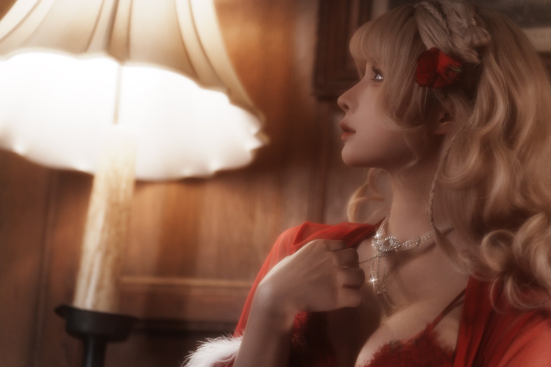 Coser@蠢沫沫 (chunmomo) – 黑红纱裙 - P6