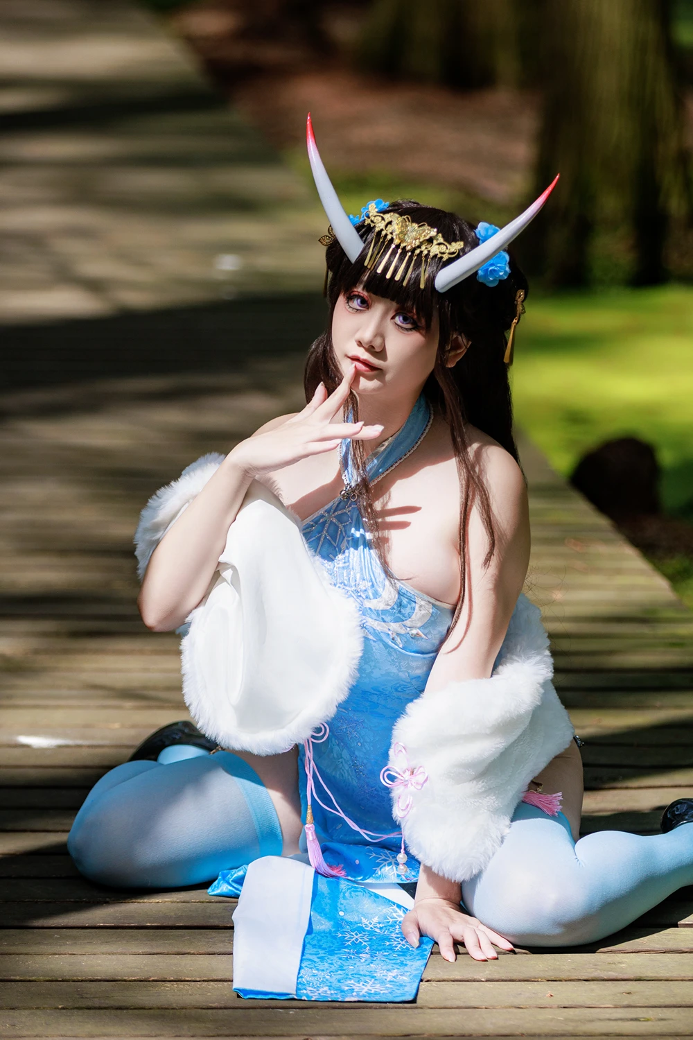 Cosplay 阿雪雪 – 能代旗袍 - P10