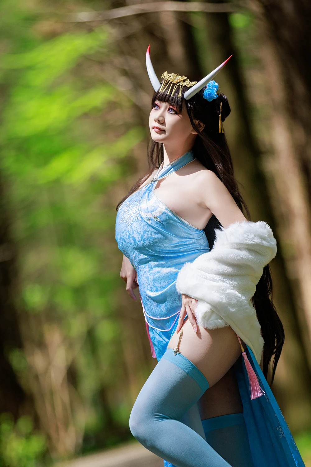Cosplay 阿雪雪 – 能代旗袍 - P11
