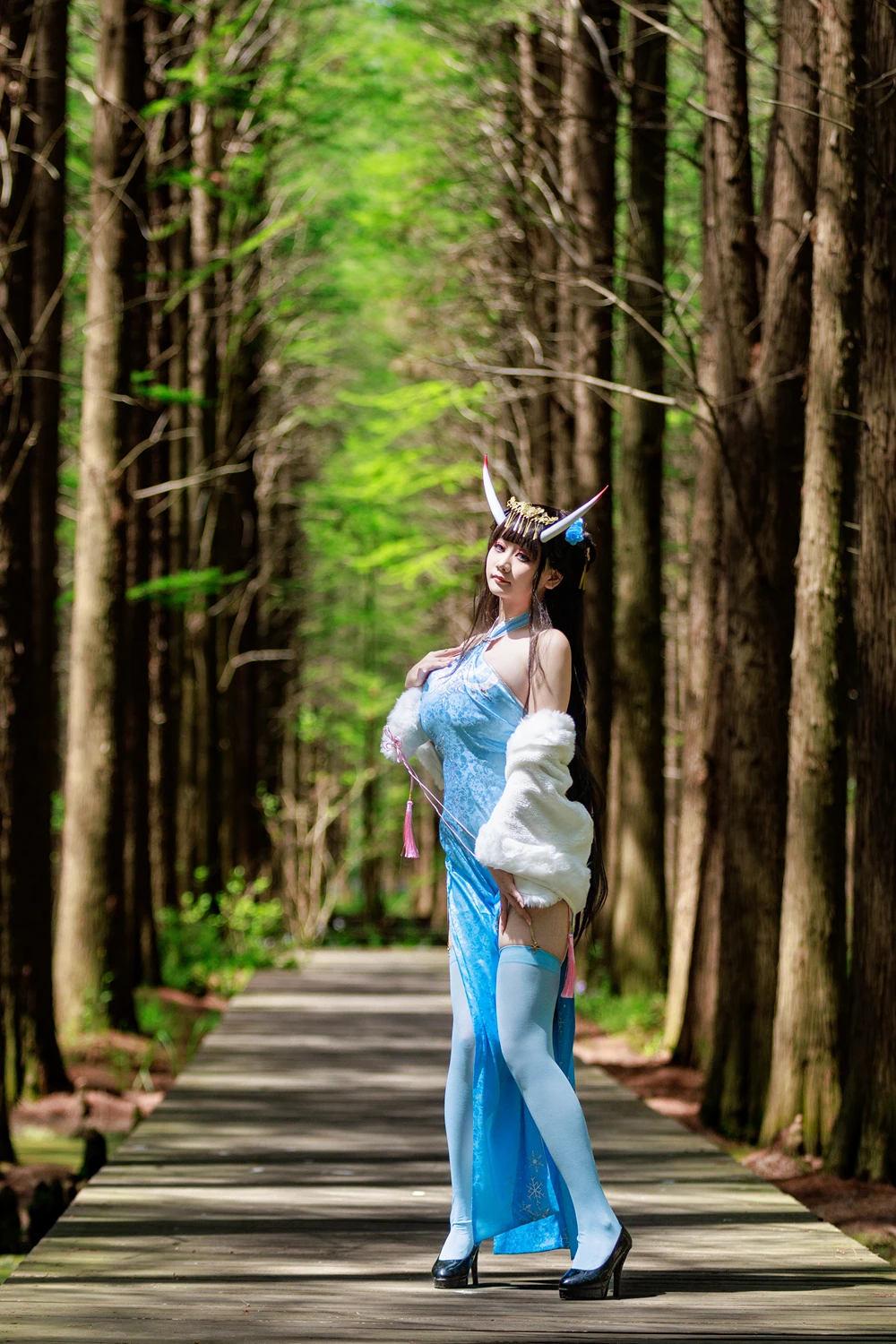 Cosplay 阿雪雪 – 能代旗袍 - P12
