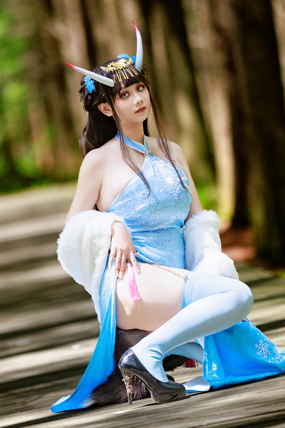 Cosplay 阿雪雪 – 能代旗袍 - P13