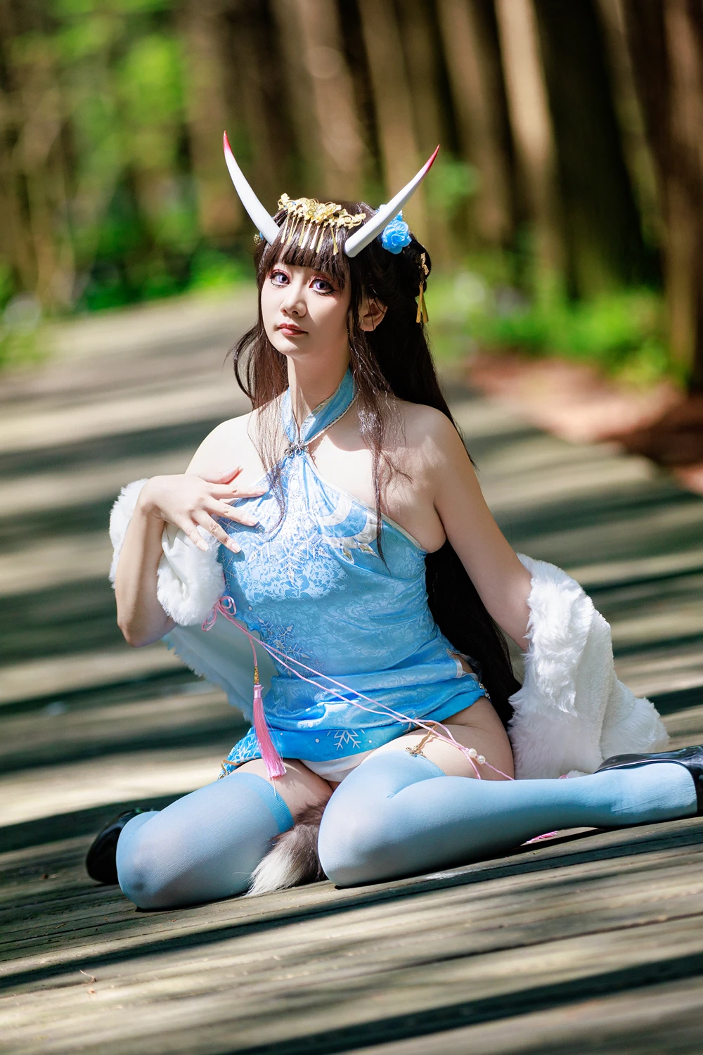 Cosplay 阿雪雪 – 能代旗袍 - P16
