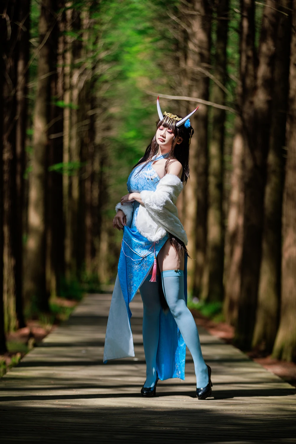 Cosplay 阿雪雪 – 能代旗袍 - P1