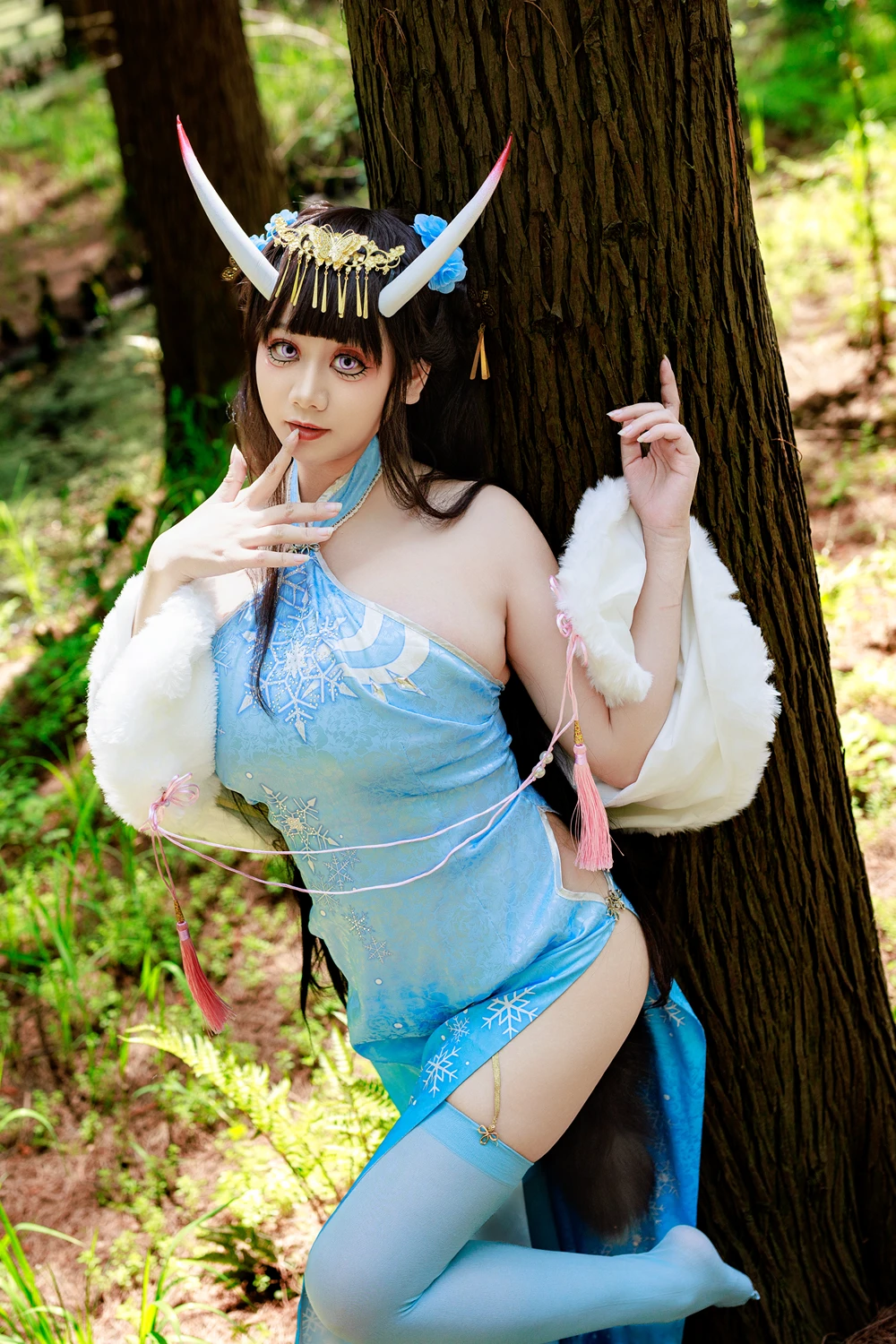 Cosplay 阿雪雪 – 能代旗袍 - P23