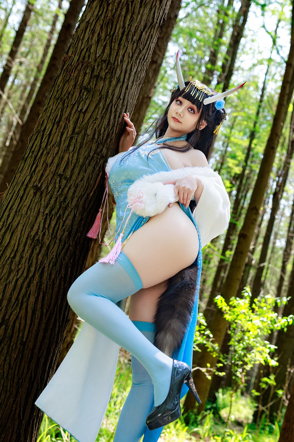 Cosplay 阿雪雪 – 能代旗袍 - P25