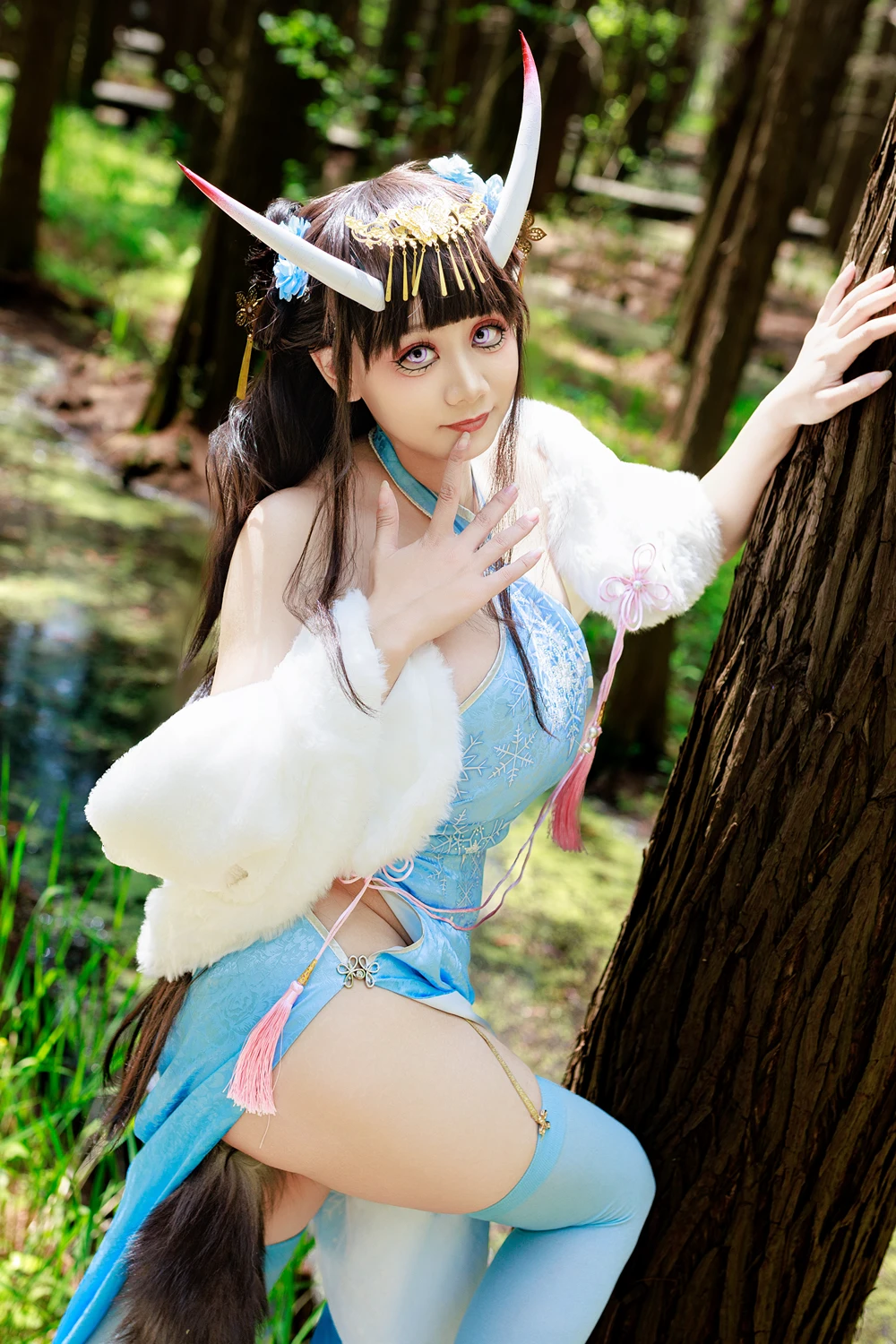 Cosplay 阿雪雪 – 能代旗袍 - P26