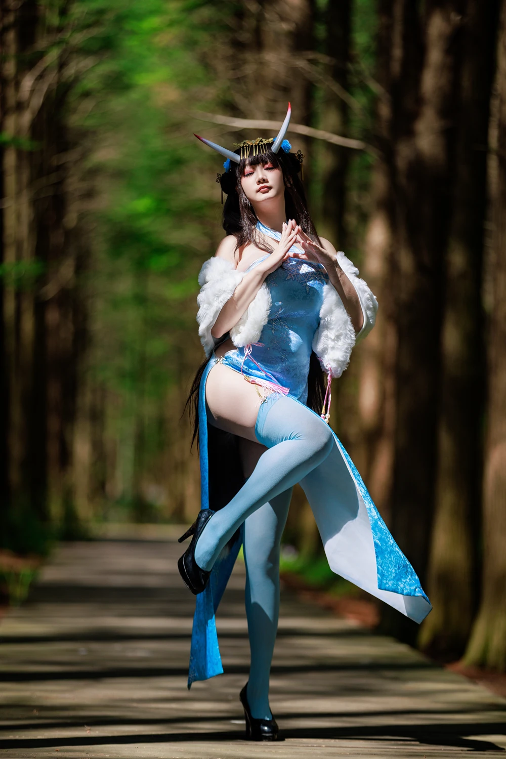 Cosplay 阿雪雪 – 能代旗袍 - P2