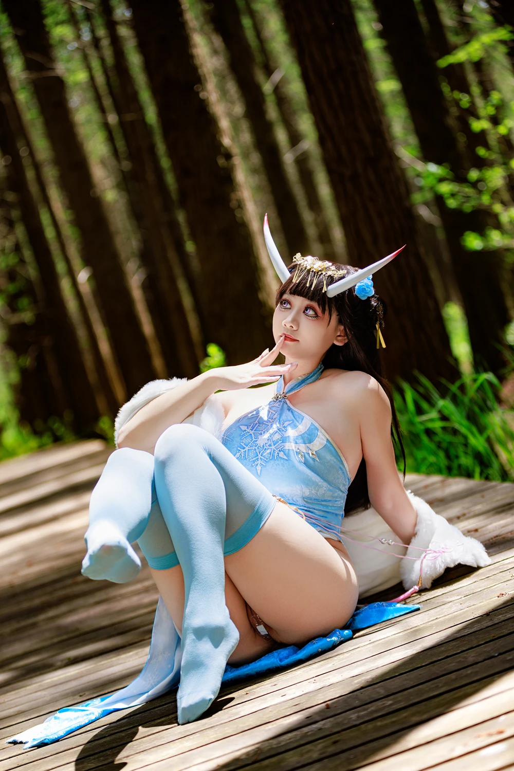 Cosplay 阿雪雪 – 能代旗袍 - P36