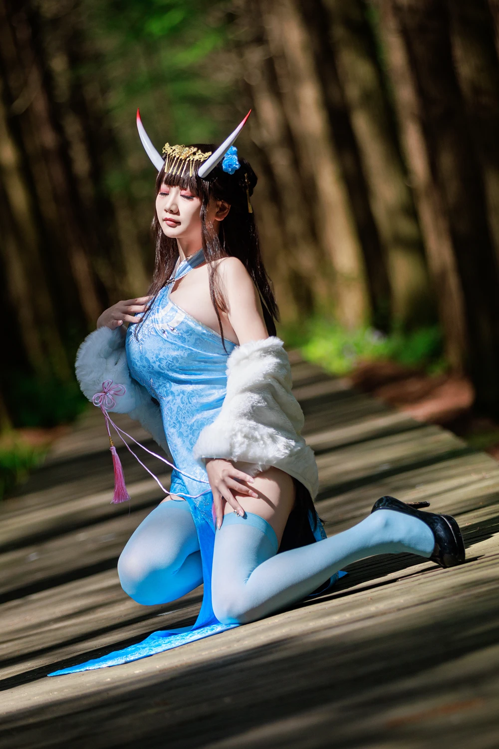 Cosplay 阿雪雪 – 能代旗袍 - P3