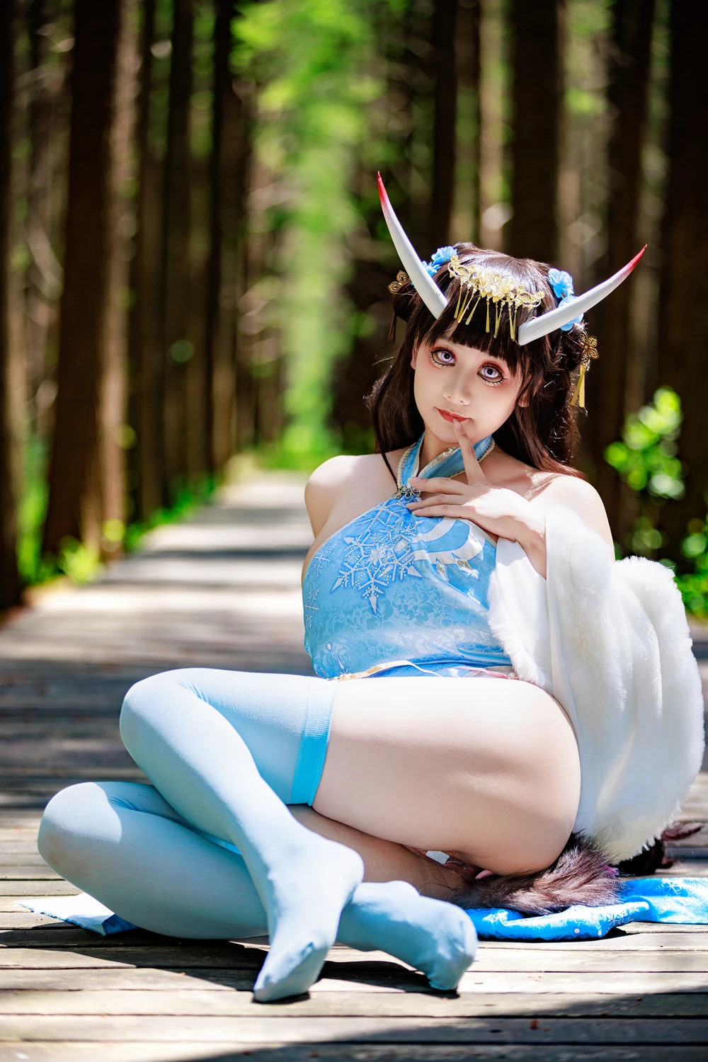 Cosplay 阿雪雪 – 能代旗袍 - P39
