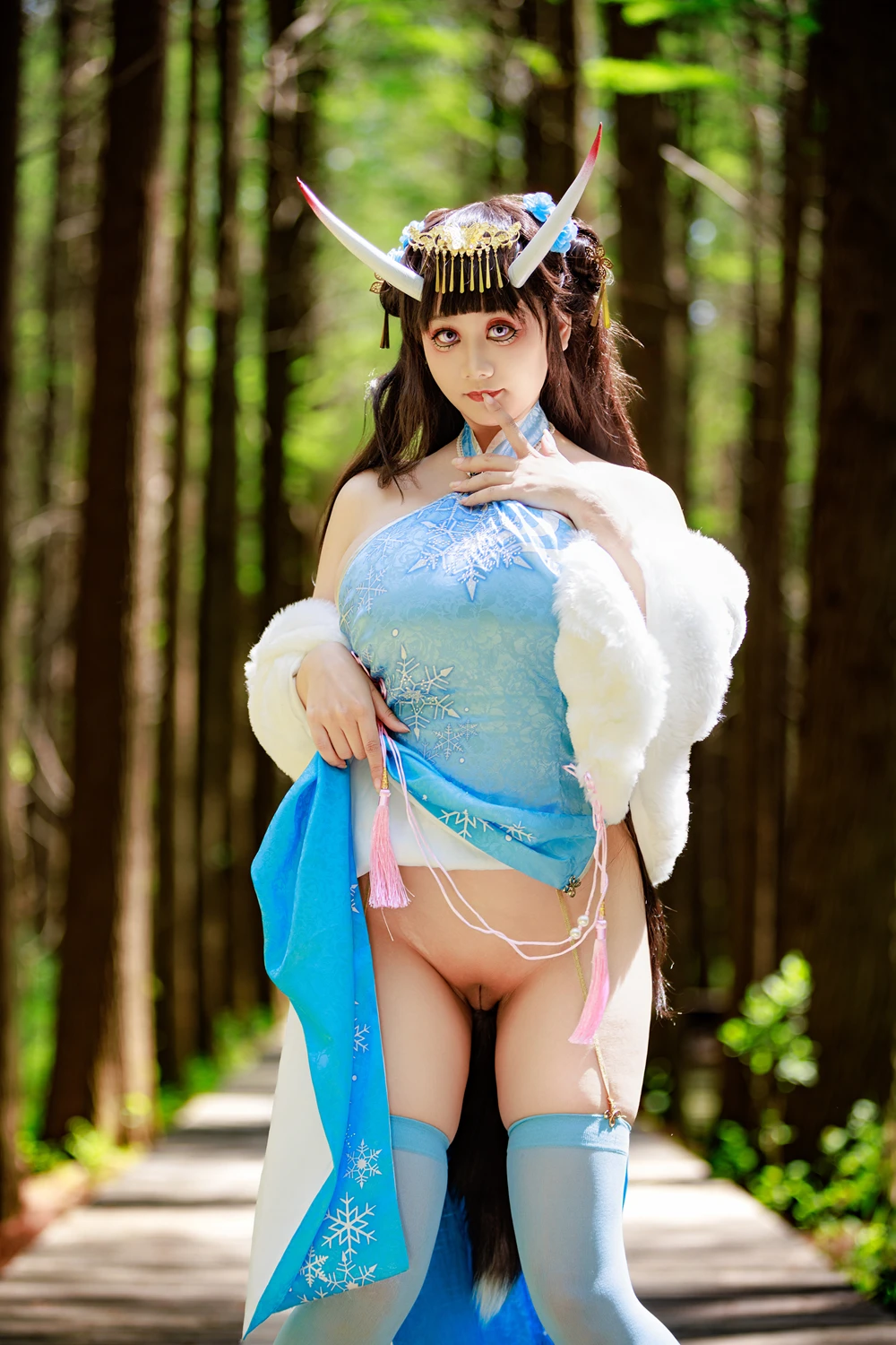 Cosplay 阿雪雪 – 能代旗袍 - P41