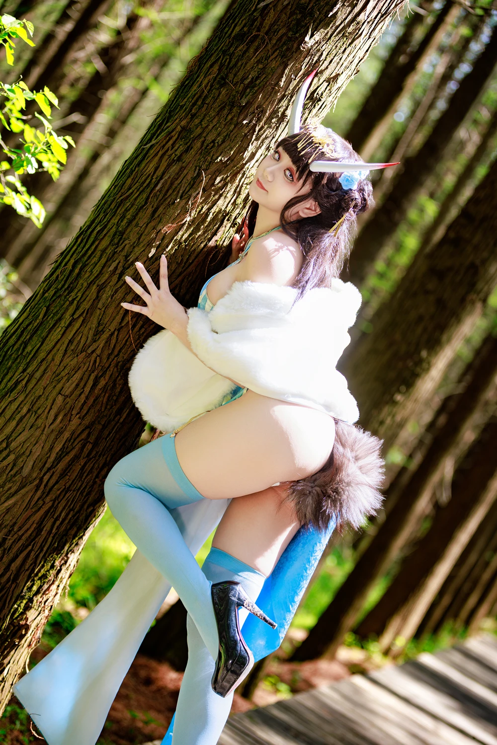 Cosplay 阿雪雪 – 能代旗袍 - P44