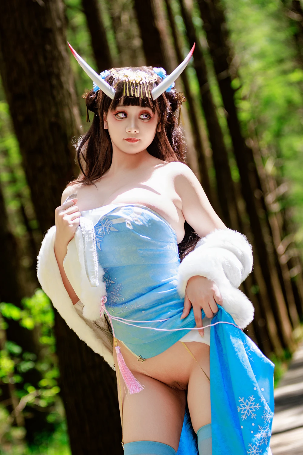 Cosplay 阿雪雪 – 能代旗袍 - P47