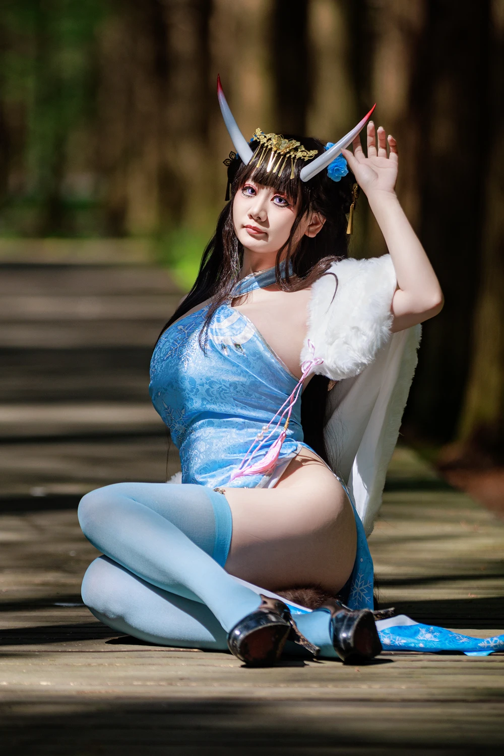 Cosplay 阿雪雪 – 能代旗袍 - P4