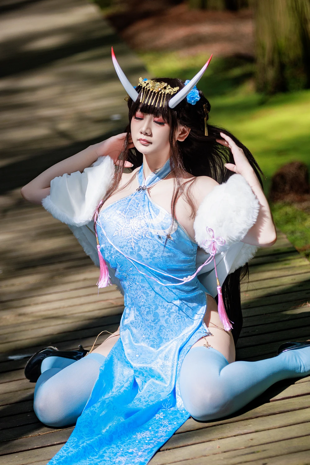 Cosplay 阿雪雪 – 能代旗袍 - P6