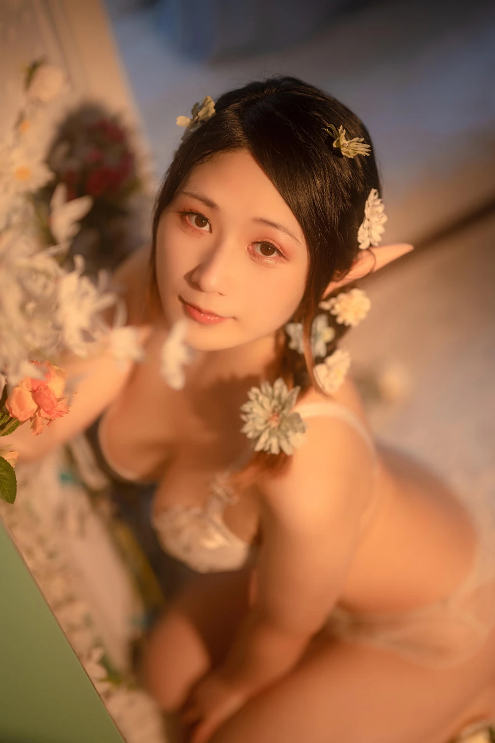 Cosplay Zyra秋 – 俘虏刺客 & 繁花 - P7