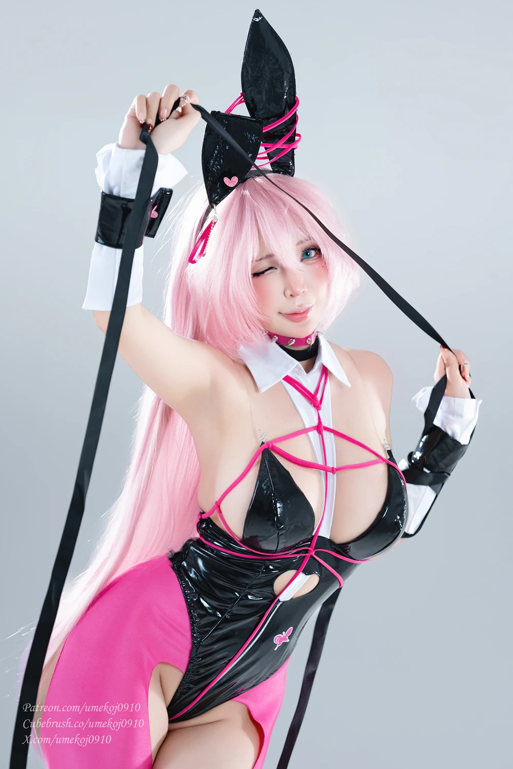 Cosplay Umeko.J – Velvet Sensual Rabbit NIKKE - P11