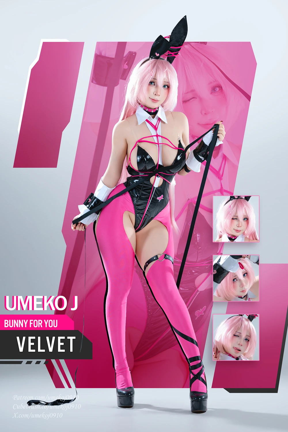 Cosplay Umeko.J – Velvet Sensual Rabbit NIKKE - P1