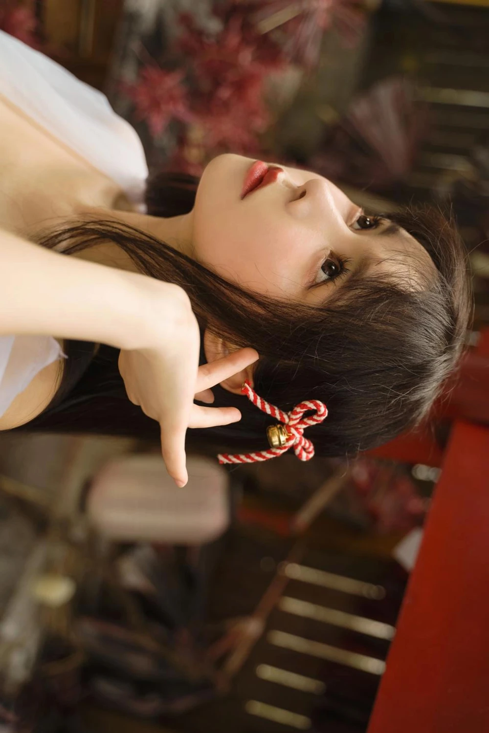 Cosplay 亚马逊鲶鱼 – 神社符纸巫女 - P59