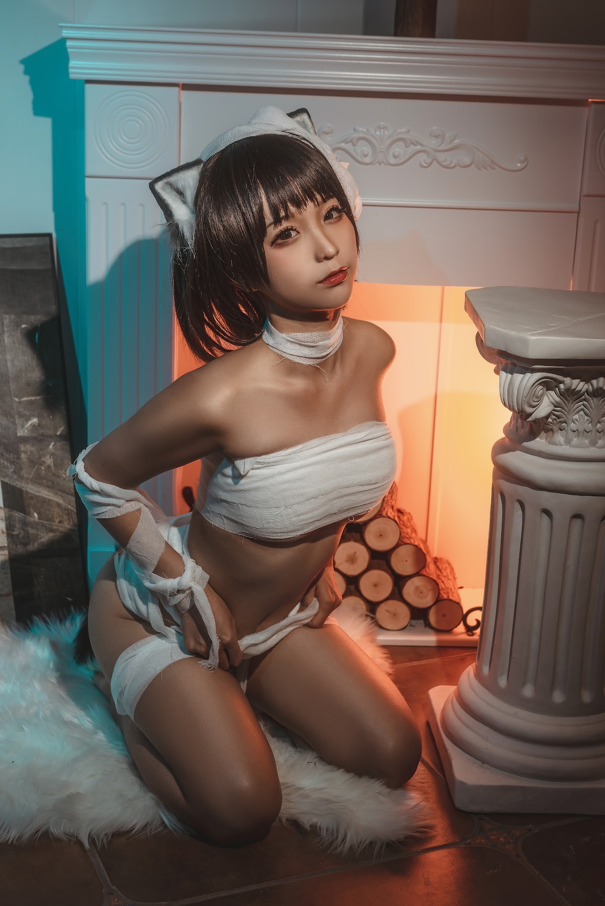 Coser@蠢沫沫 (chunmomo) Vol.056 绷带猫 - P13
