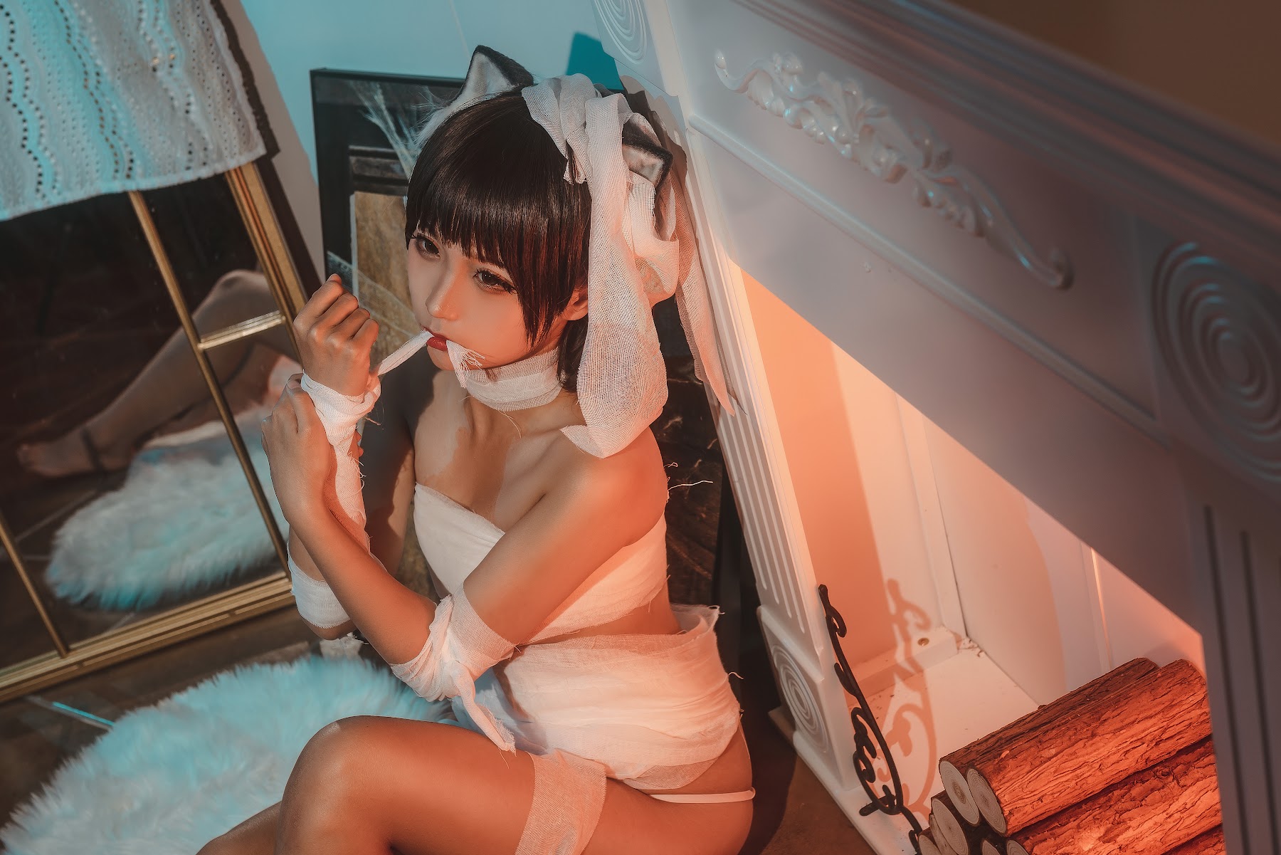 Coser@蠢沫沫 (chunmomo) Vol.056 绷带猫 - P20