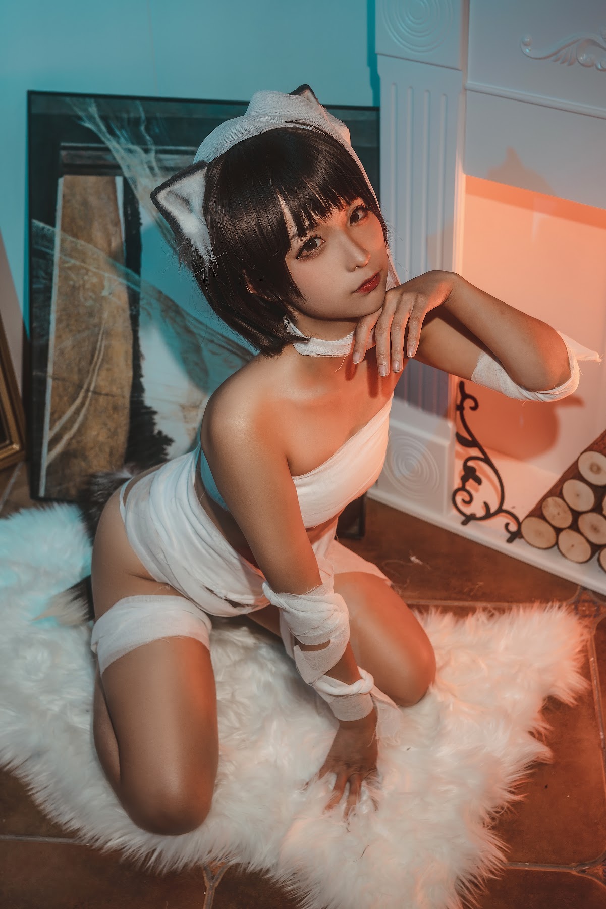 Coser@蠢沫沫 (chunmomo) Vol.056 绷带猫 - P22