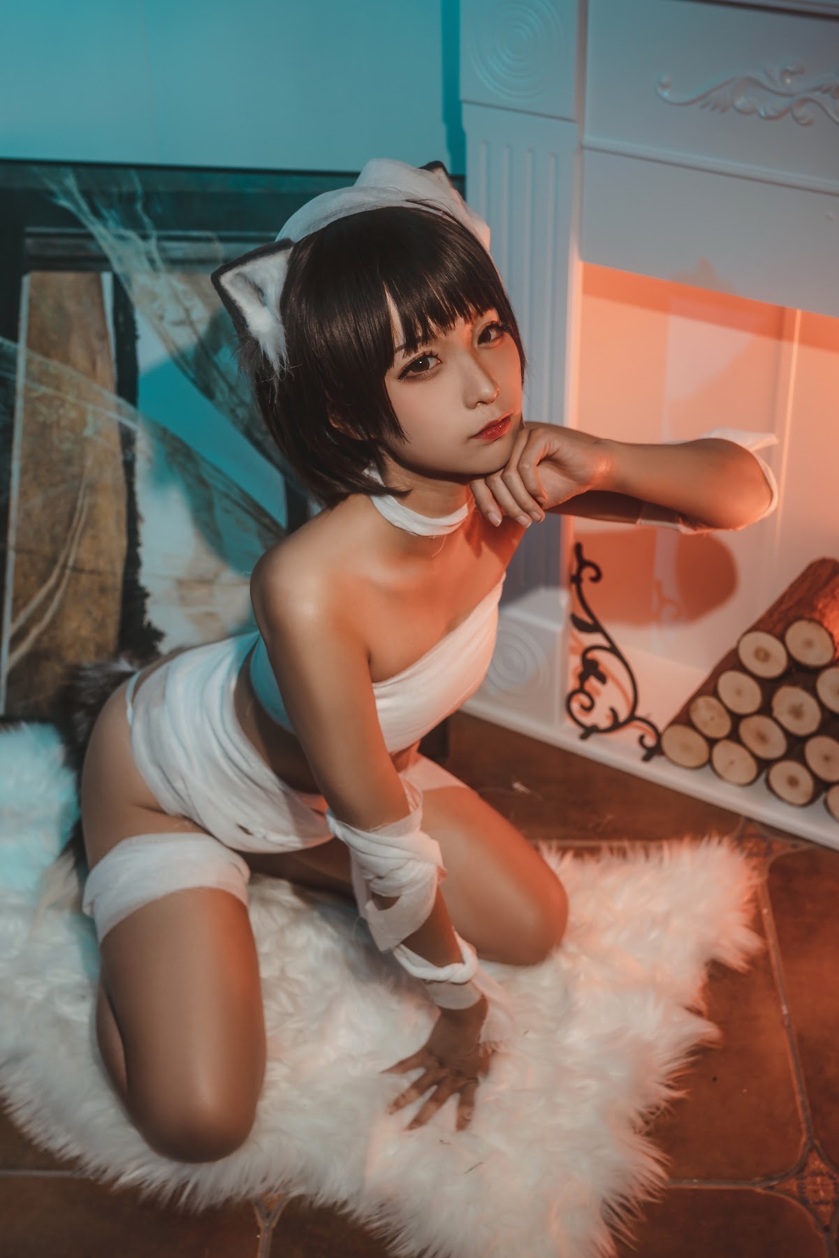 Coser@蠢沫沫 (chunmomo) Vol.056 绷带猫 - P24