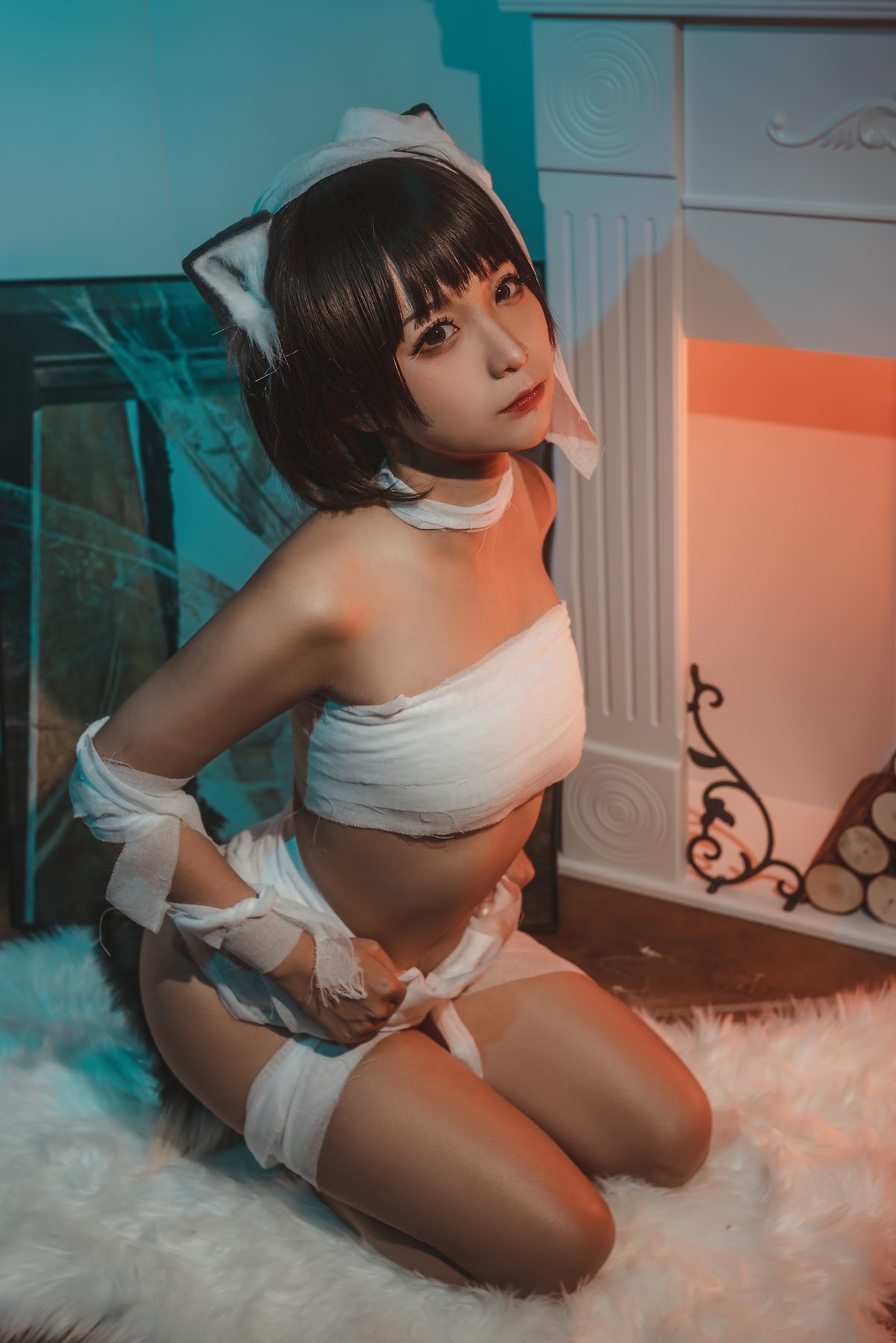 Coser@蠢沫沫 (chunmomo) Vol.056 绷带猫 - P26