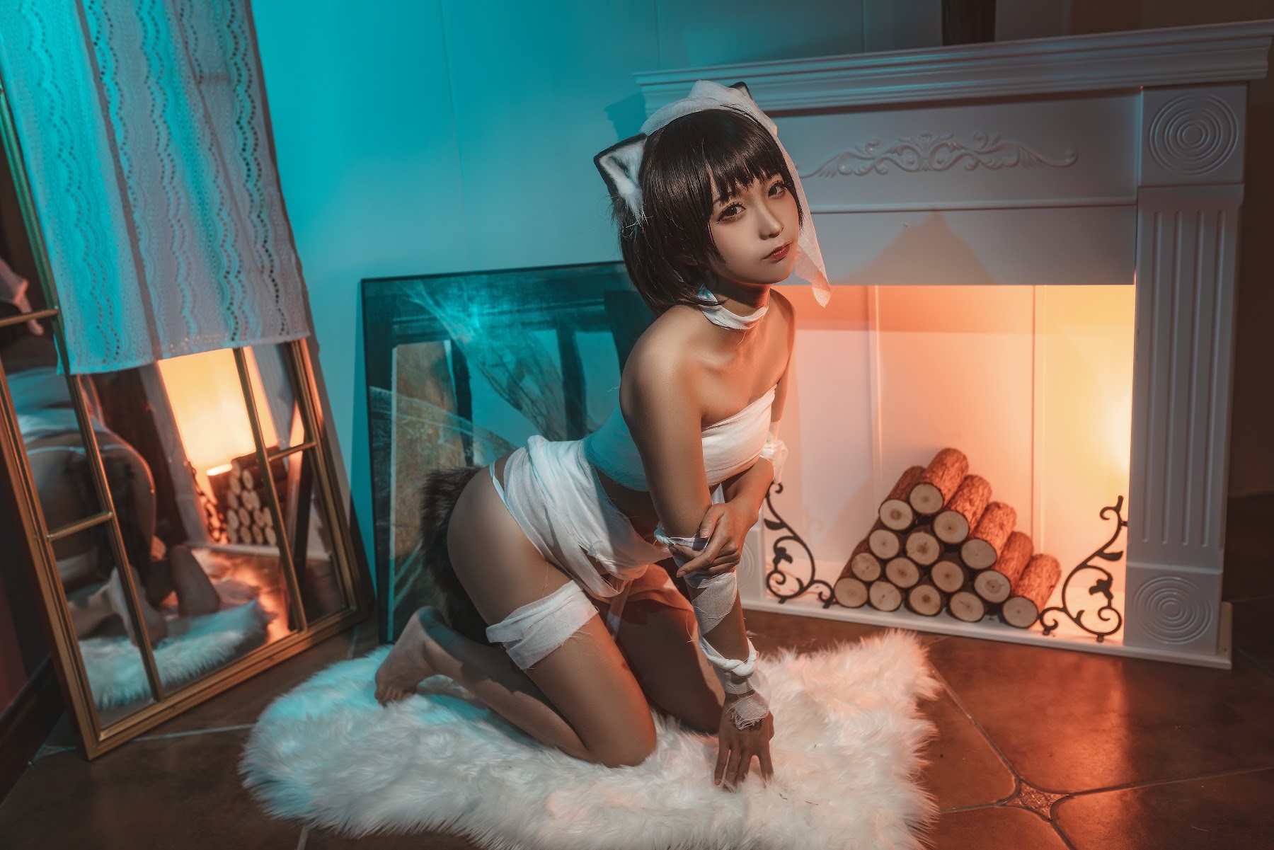 Coser@蠢沫沫 (chunmomo) Vol.056 绷带猫 - P27