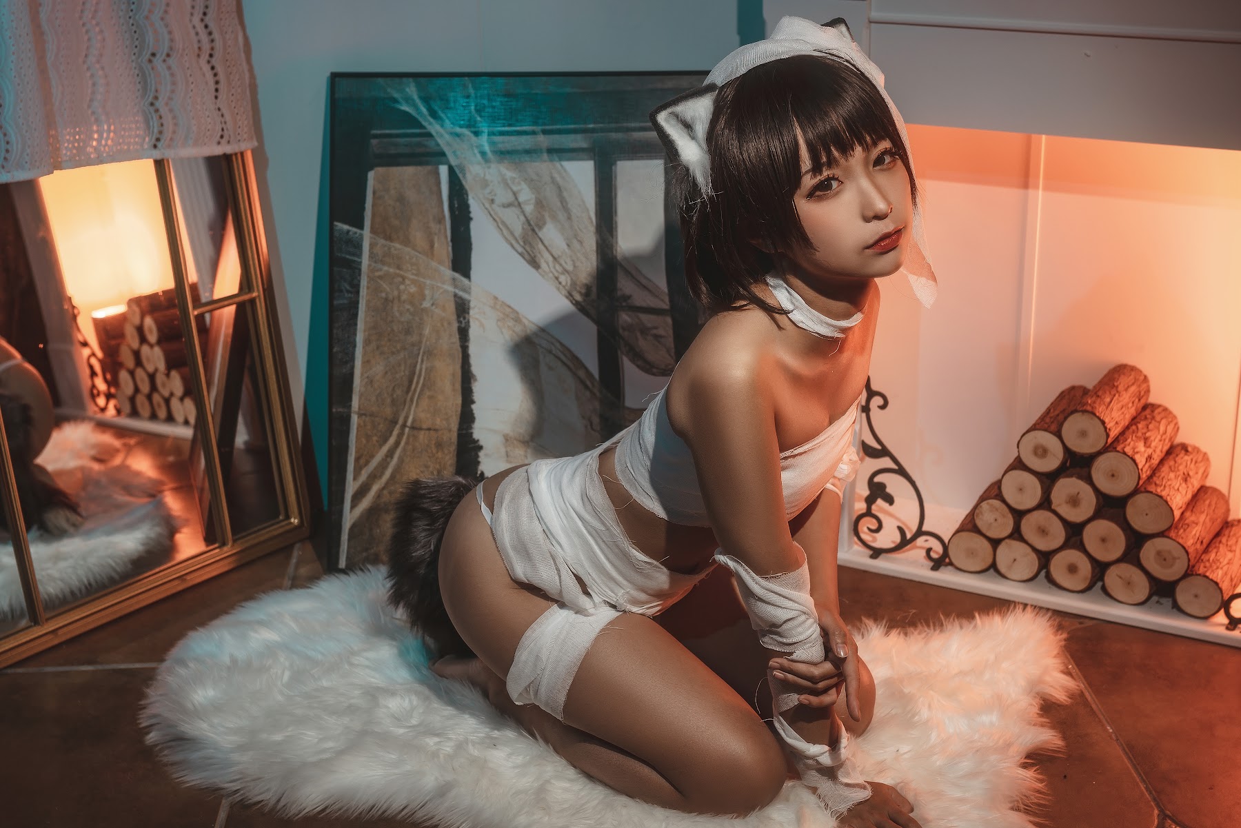 Coser@蠢沫沫 (chunmomo) Vol.056 绷带猫 - P29