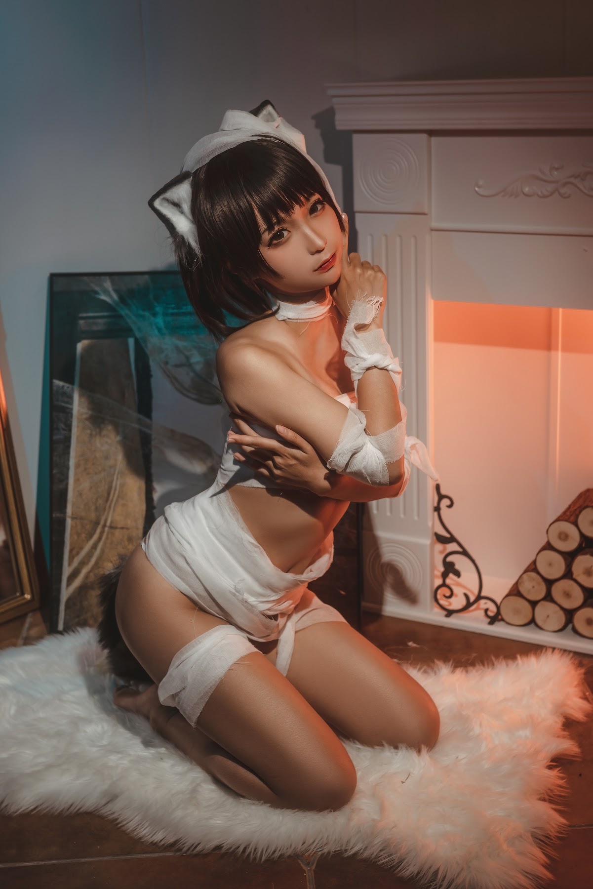 Coser@蠢沫沫 (chunmomo) Vol.056 绷带猫 - P30