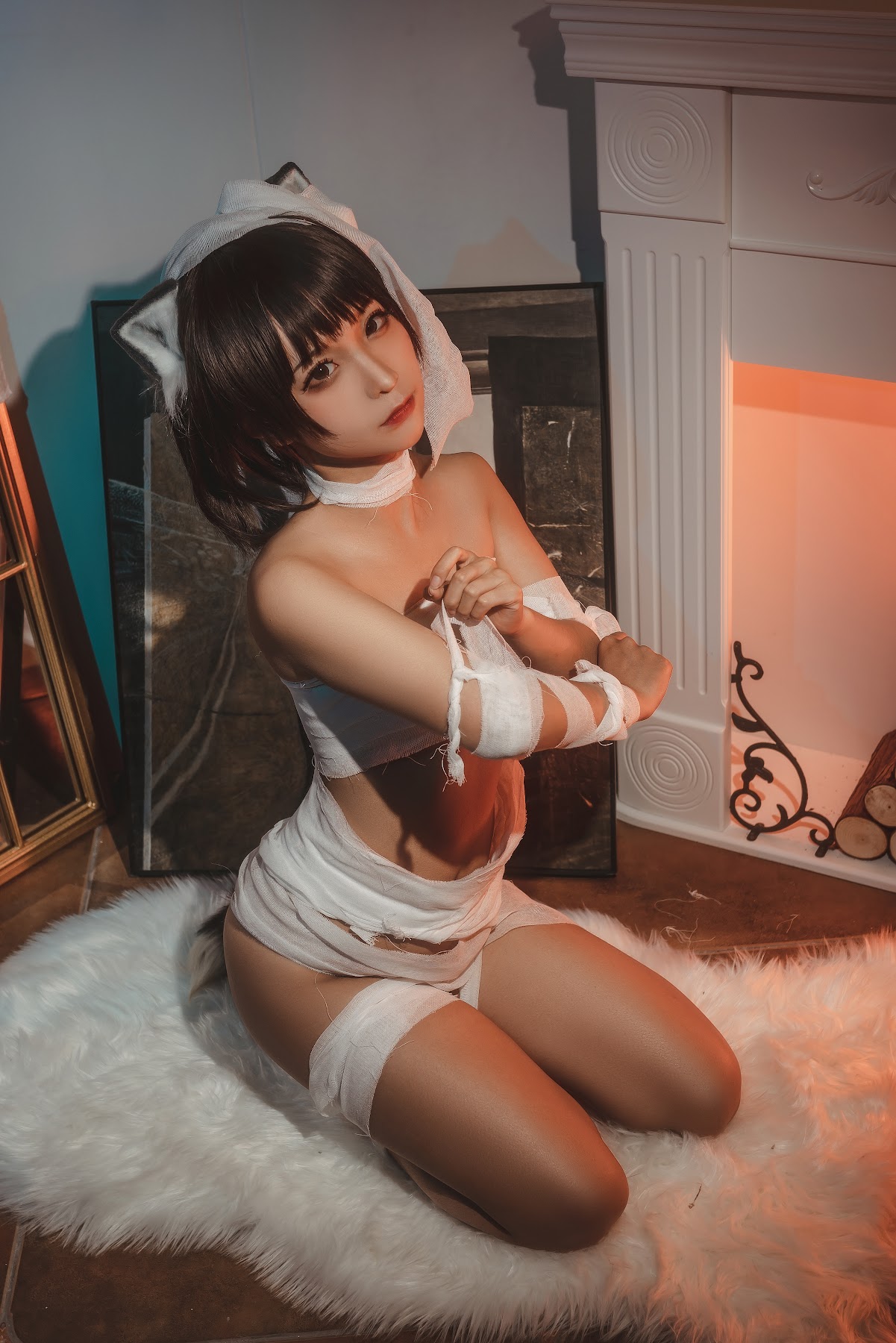 Coser@蠢沫沫 (chunmomo) Vol.056 绷带猫 - P32