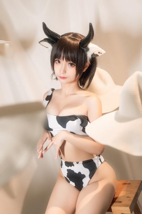 Coser@蠢沫沫 (chunmomo) Vol.081 花花牛