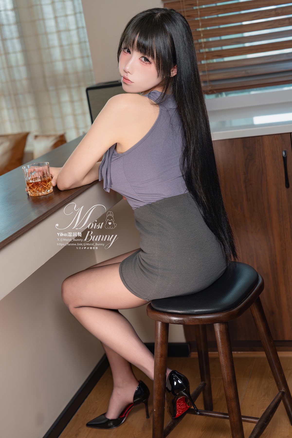 Coser@黏黏团子兔 – 04月月票特典『微醺』 - P17
