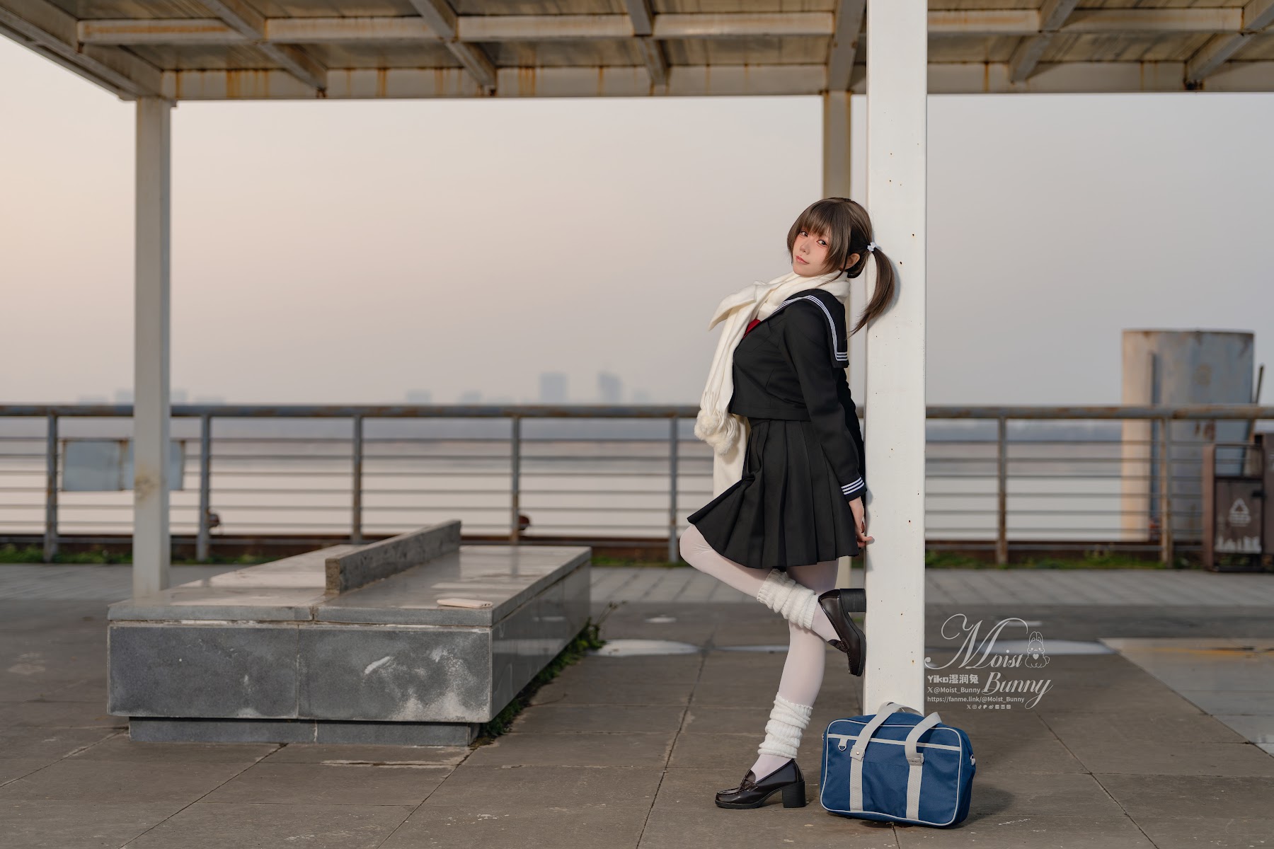 Coser@黏黏团子兔 – 2026年02月作品『放课后の归路』 - P56