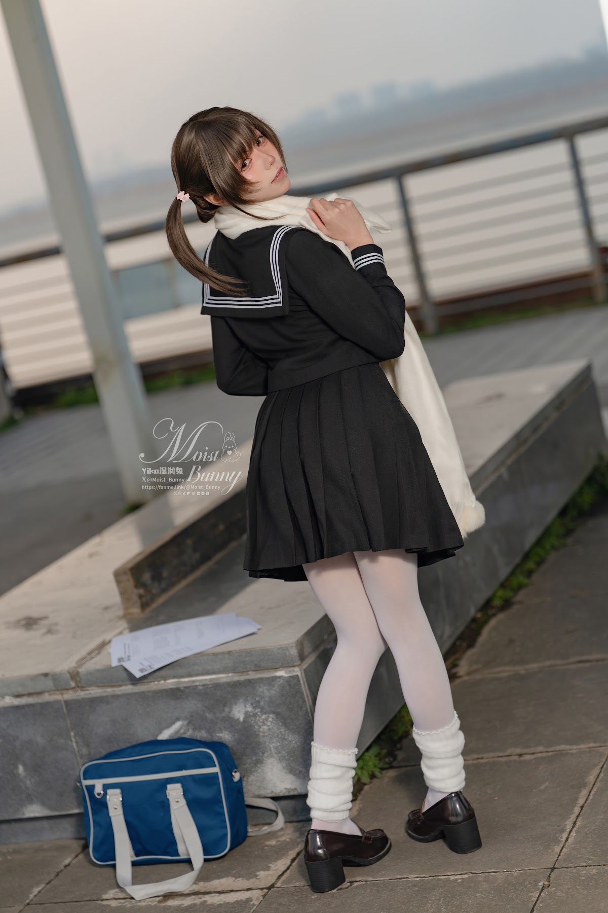Coser@黏黏团子兔 – 2026年02月作品『放课后の归路』 - P78