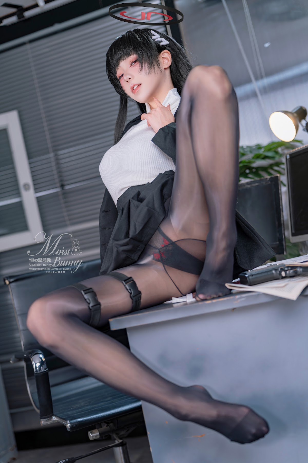 Coser@黏黏团子兔 – 2026年02月作品『碧蓝档案-调月莉音』 - P14