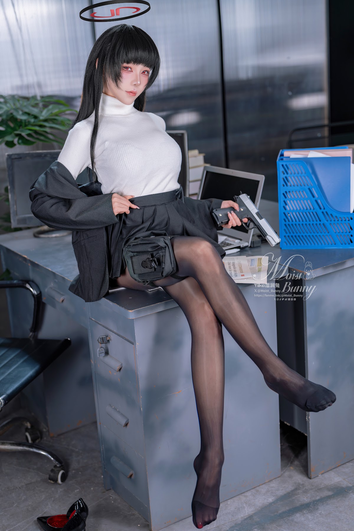 Coser@黏黏团子兔 – 2026年02月作品『碧蓝档案-调月莉音』 - P15