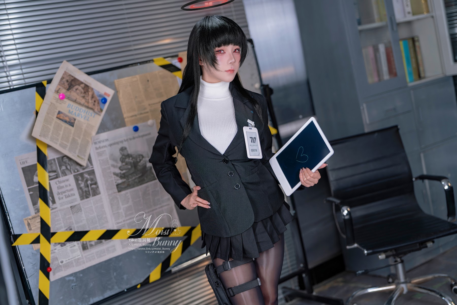 Coser@黏黏团子兔 – 2026年02月作品『碧蓝档案-调月莉音』 - P23