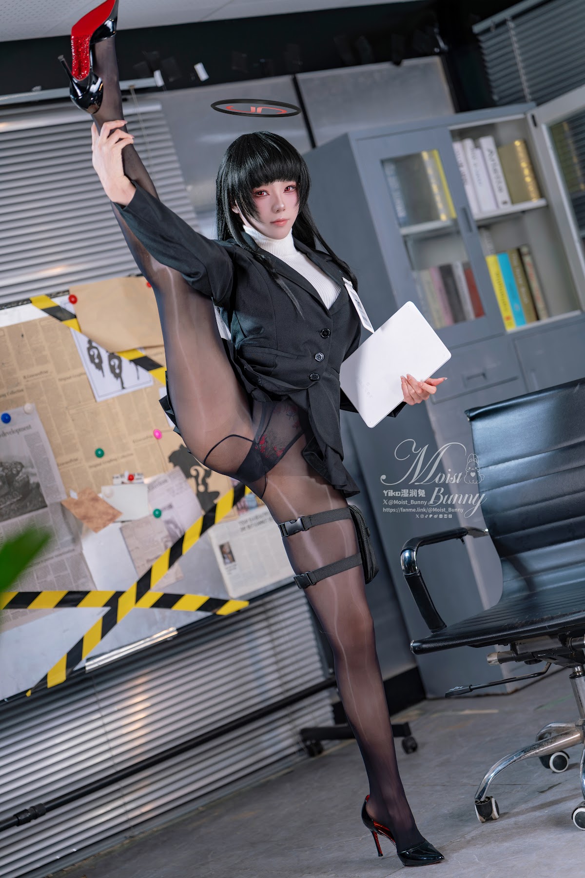 Coser@黏黏团子兔 – 2026年02月作品『碧蓝档案-调月莉音』 - P2