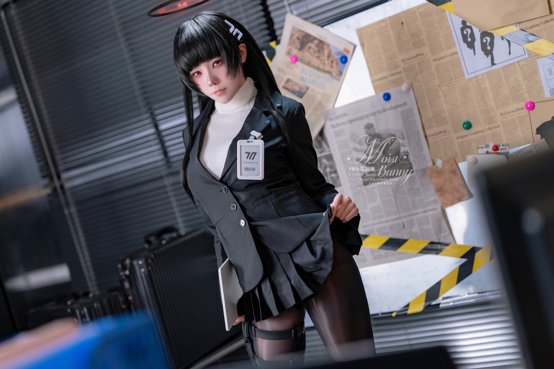 Coser@黏黏团子兔 – 2026年02月作品『碧蓝档案-调月莉音』 - P34