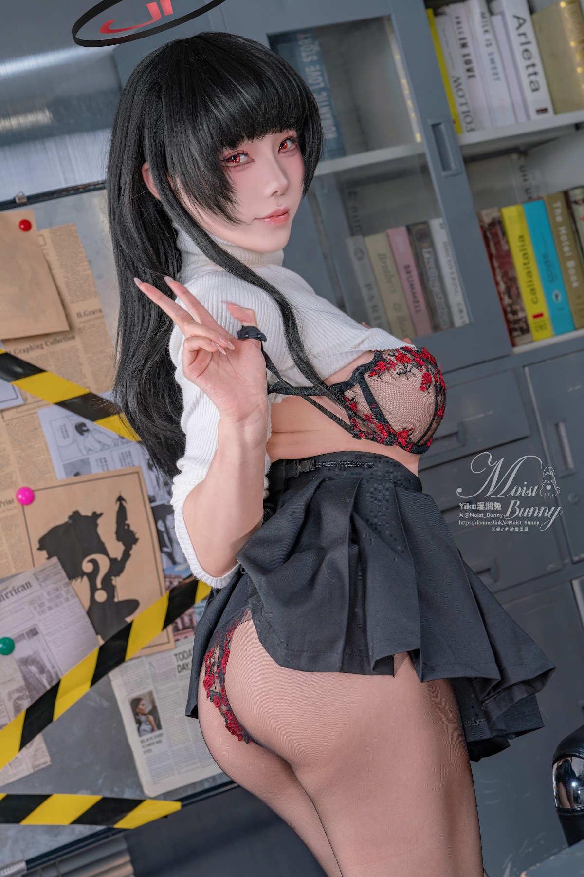 Coser@黏黏团子兔 – 2026年02月作品『碧蓝档案-调月莉音』 - P35