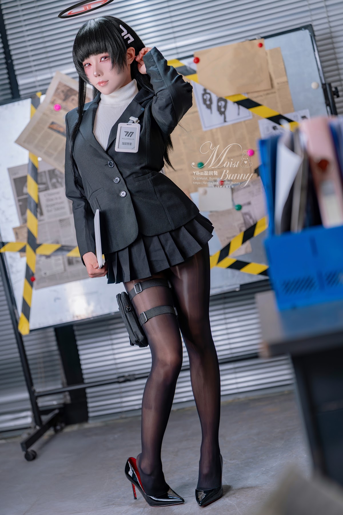 Coser@黏黏团子兔 – 2026年02月作品『碧蓝档案-调月莉音』 - P45