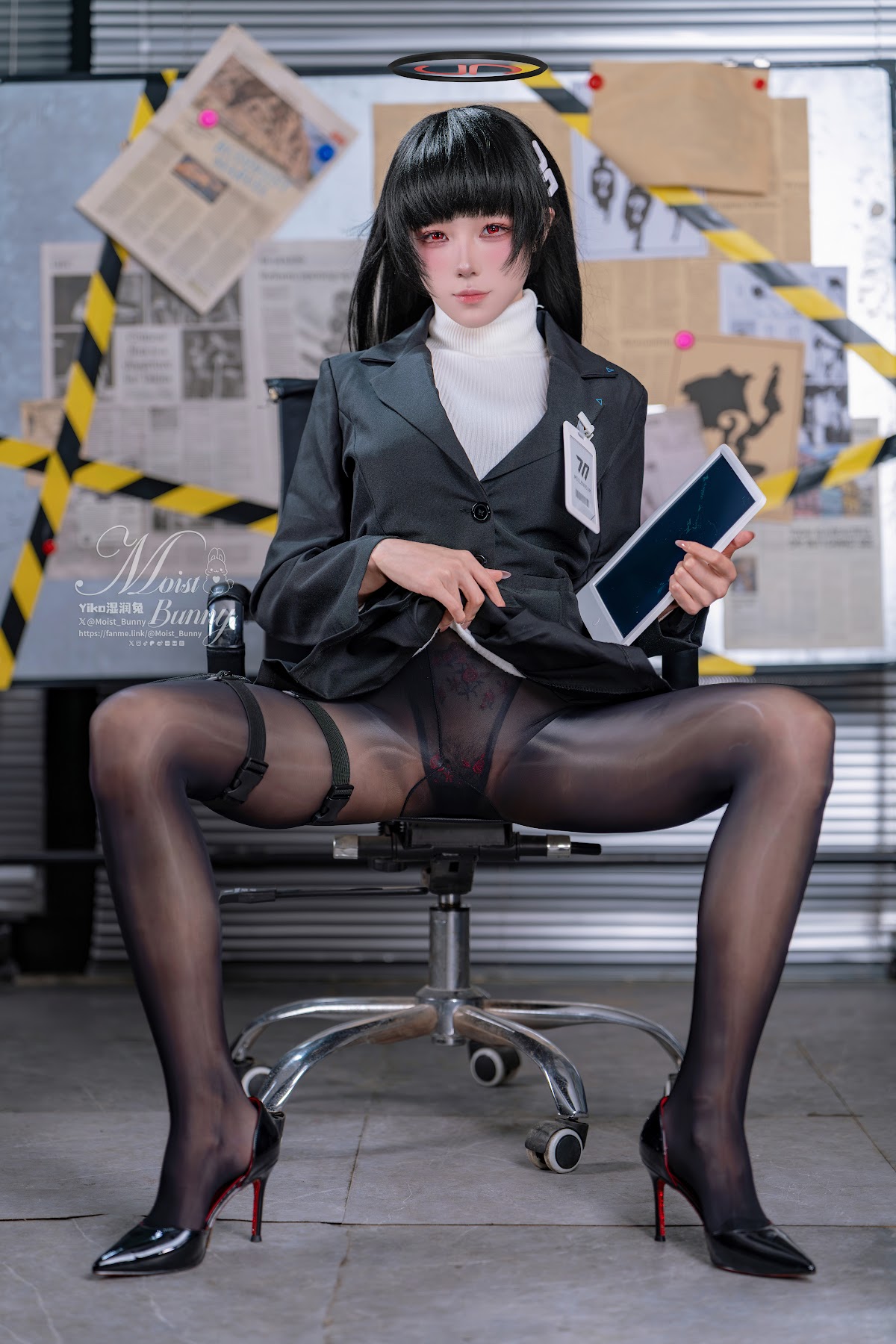 Coser@黏黏团子兔 – 2026年02月作品『碧蓝档案-调月莉音』 - P4