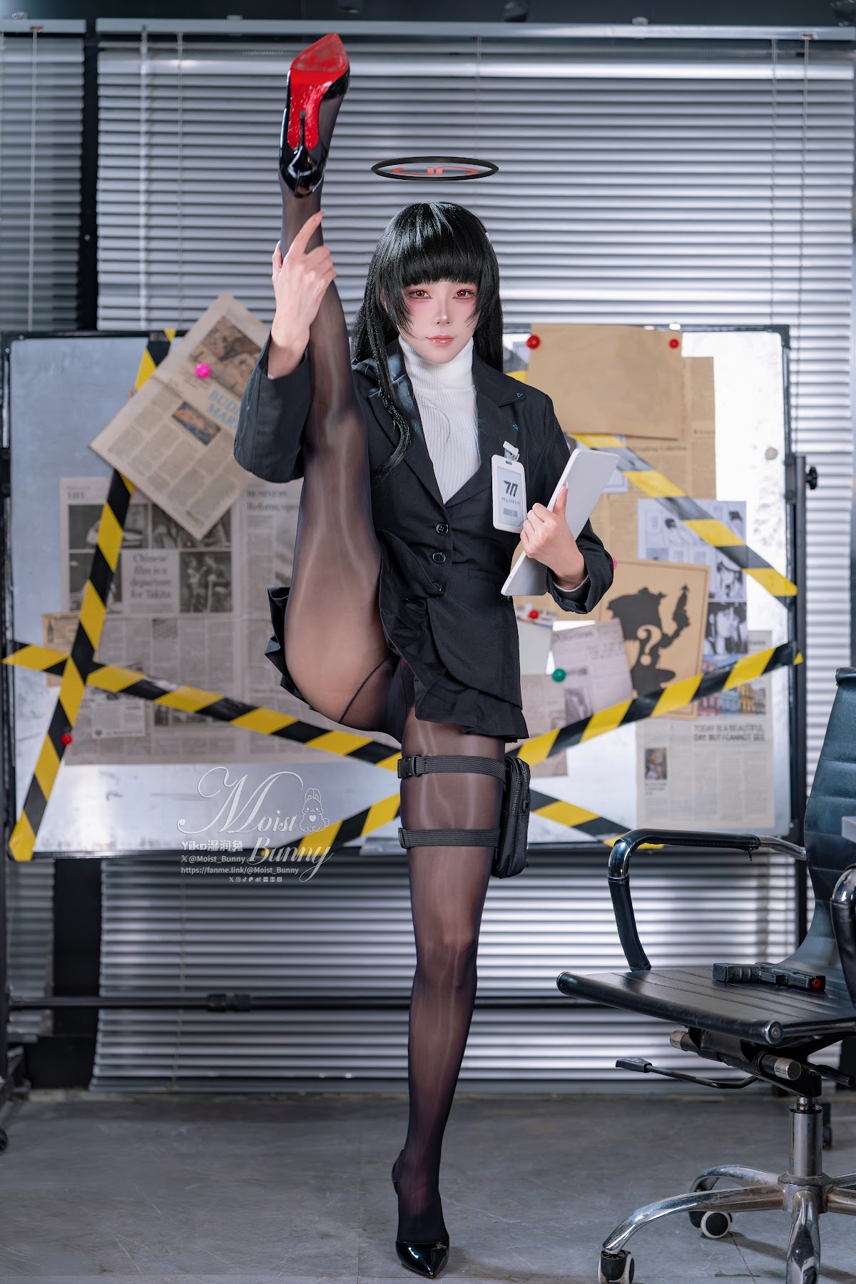 Coser@黏黏团子兔 – 2026年02月作品『碧蓝档案-调月莉音』 - P86