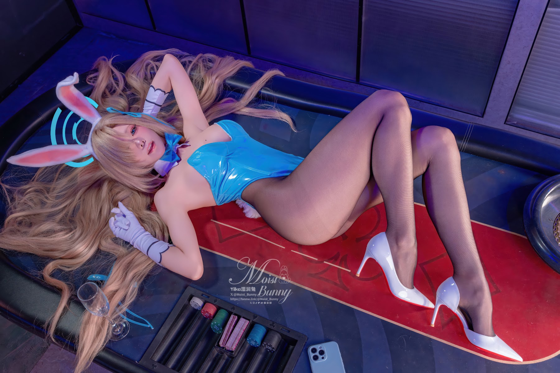 Coser@黏黏团子兔 – 2026年03月作品 碧蓝档案 明日奈兔女郎 - P41