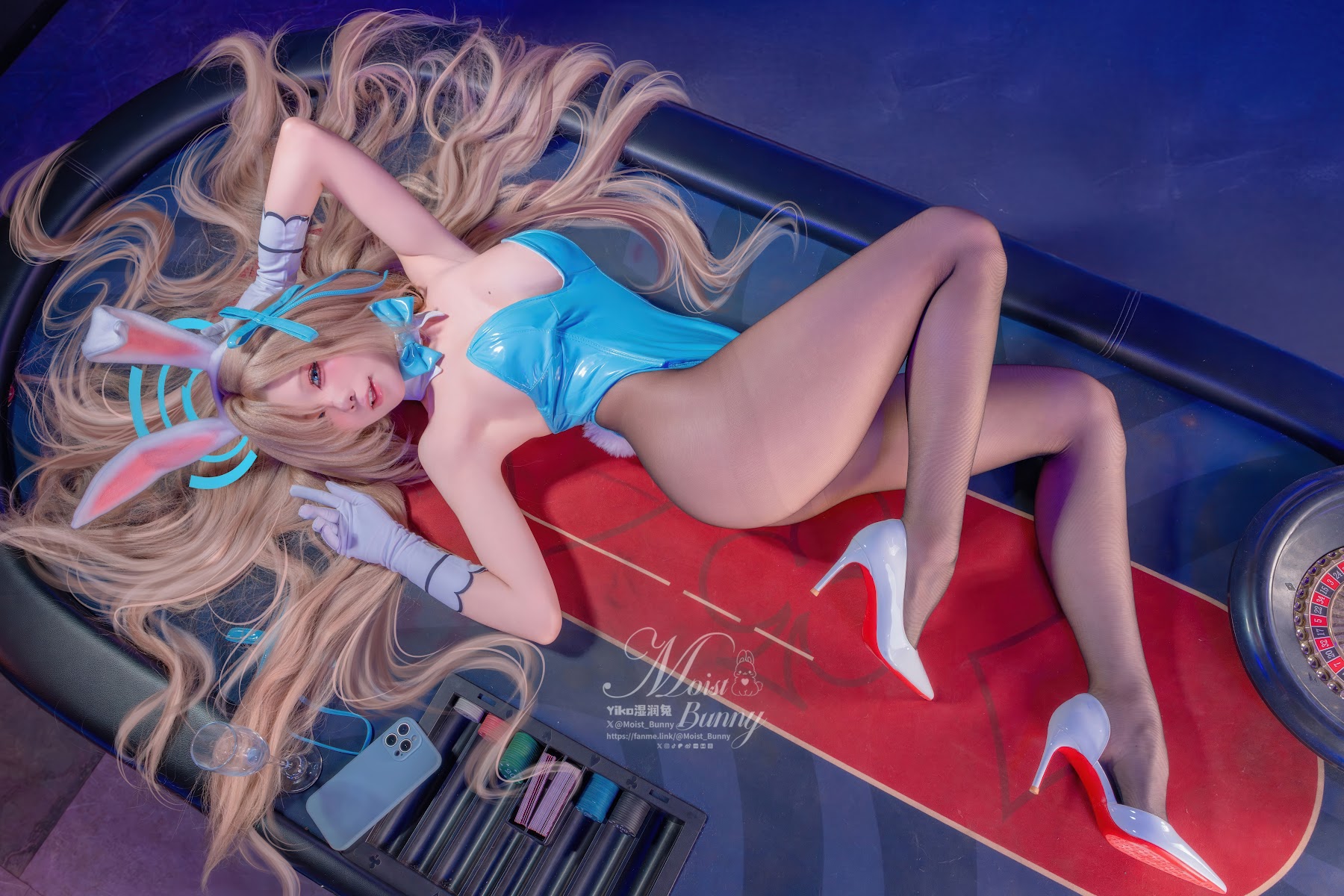 Coser@黏黏团子兔 – 2026年03月作品 碧蓝档案 明日奈兔女郎 - P44