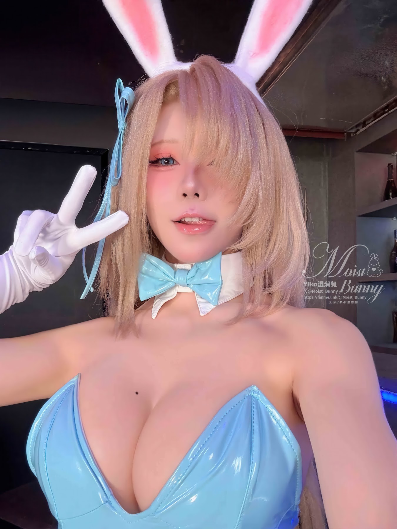 Coser@黏黏团子兔 – 2026年03月作品 碧蓝档案 明日奈兔女郎 - P78