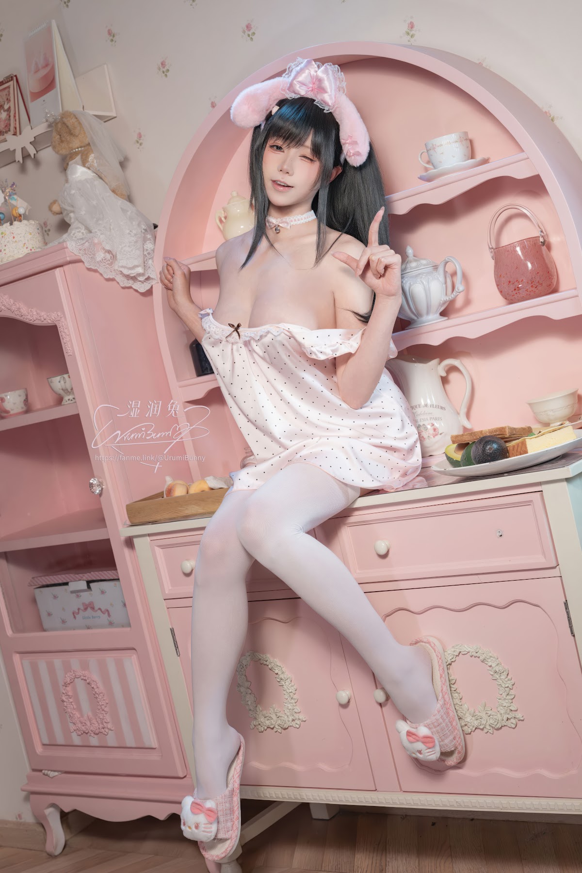 Coser@黏黏团子兔 – 2026年04月作品 晚安少女 - P17